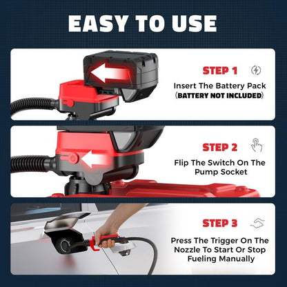 Cordless Fuel Transfer Pump Compatible