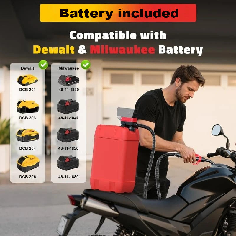 Cordless Fuel Transfer Pump Compatible